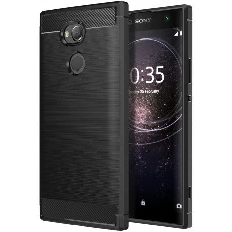 Carbon, Ümbris Sony Xperia XA2, 2018 - Must