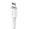 Baseus Mini, Kaabel, juhe USB Male - Lightning (8-pin) Male, 2.4A, 1m, iPhone, iPad - Valge