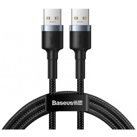 Baseus Cafule, Kaabel, juhe USB 3.0, USB-A Male - USB-A Male, 2A, 1m - Must