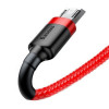 Baseus Cafule, Kaabel, juhe USB Male - MicroUSB Male, 1.5A, 2.0m - Punane-Must
