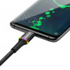 Baseus Halo, Kaabel, juhe USB Male - Lightning, 2.4A, 0.5m, iPhone, iPad - Must