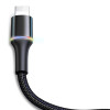 Baseus Halo, Kaabel, juhe USB Male - Lightning, 1.5A, 3.0m, iPhone, iPad - Must