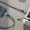 Baseus WaterDrop, Kaabel, juhe USB Type-C Male - USB Type-C Male, 60W, 1.0m - Must