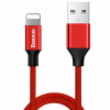 Baseus YIVEN, Kaabel, juhe USB Male - Lightning, 2A, 1.2m, iPhone, iPad - Punane