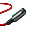 Baseus Zinc Magnetic, Kaabel, juhe USB Male - MicroUSB, 1.5A, 2.0m - Punane