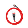 Baseus Cafule, Kaabel, juhe USB Male - USB Type-C Male, 3A, 0,5m - Punane