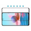 Kaitseklaas 5D, Xiaomi Redmi Note 10 Pro, 10 Pro Max, 2021 - Must