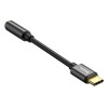 Baseus L54, Üleminek, adapter USB Type-C Male - AUX 3.5mm Female - Must