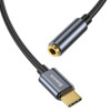 Baseus L54, Üleminek, adapter USB Type-C Male - AUX 3.5mm Female - Hall