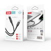 XO Display, Kaabel, juhe USB Male - Lightning, 2.4A, 1.0m, iPhone, iPad - Must