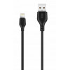 XO, Kaabel, Juhe USB Male - Lightning, 2.1A, 1.0m, iPhone, iPad - Must