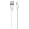 XO, Kaabel, Juhe USB Male - Lightning, 2.1A, 1.0m, iPhone, iPad - Valge