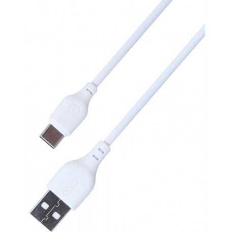 XO, Kaabel, juhe USB Male - USB Type-C Male, 2.1A, 1.0m - Valge