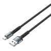 LDNIO, Kaabel, juhe USB Male - USB Type-C Male, 5A, 1.2m - Must