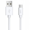 Devia Smart, Kaabel, juhe USB Male - MicroUSB Male, 2.1A, 1.0m - Valge