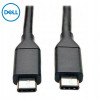 Dell 470-AEDQ Originaal, Kaabel, juhe USB Type-C Male - USB Type-C Male, 0.6m - Must