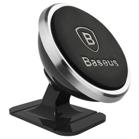 Baseus 360-Degree Universal, Magnet kleebitav autohoidik armatuurile - Hõbe