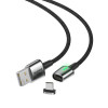 Baseus Zinc Magnetic, Kaabel, juhe USB Male - USB Type-C Male, 3A, 1.0m - Must