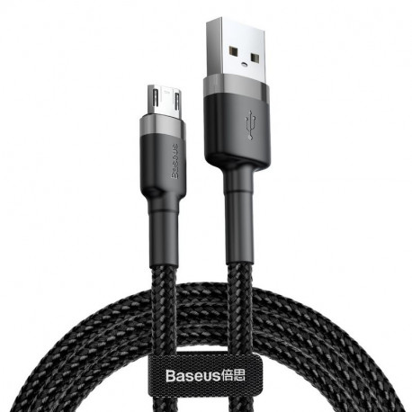 Baseus Cafule, Kaabel, juhe USB Male - MicroUSB Male, 2.4A, 0.5m - Must-Hall