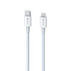 Devia Smart PD, Kaabel, juhe USB Type-C - Lightning, 20W, 1.0m, iPhone, iPad - Valge