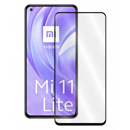 Kaitseklaas 5D, Xiaomi Mi 11 Lite, Mi 11 Lite 5G NE, 2021 - Must
