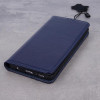 Leather, Nahkkaaned Apple iPhone 12 Pro Max, 6,7" 2020 - Sinine