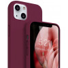 Silicon, Ümbris Apple iPhone 13 Mini, 5.4" 2021 - Burgundy