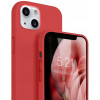 Silicon, Ümbris Apple iPhone 13 Mini, 5.4" 2021 - Punane