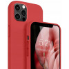 Silicon, Ümbris Apple iPhone 13 Pro, 6.1" 2021 - Punane
