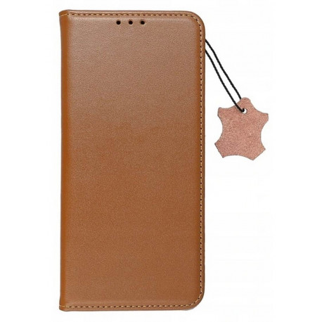 Leather, Nahkkaaned Xiaomi Redmi 10, 2021 - Pruun